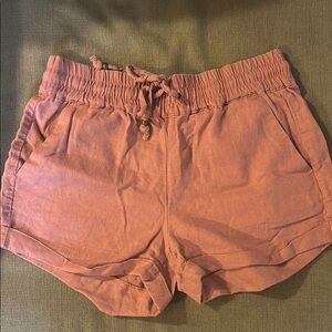 Love Tree High Waist Pink Shorts